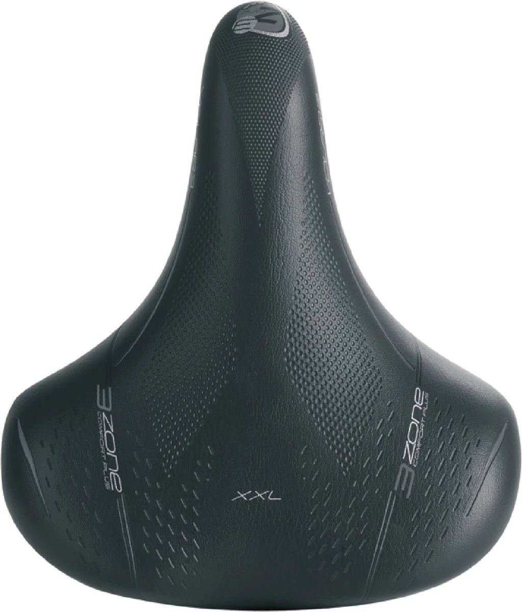 Zadel Selle Bassano Volare BigCity XXL Elastomeer - Zwart 14 Zadel Selle Bassano Volare BigCity XXL Elastomeer - Zwart - Afbeelding 12