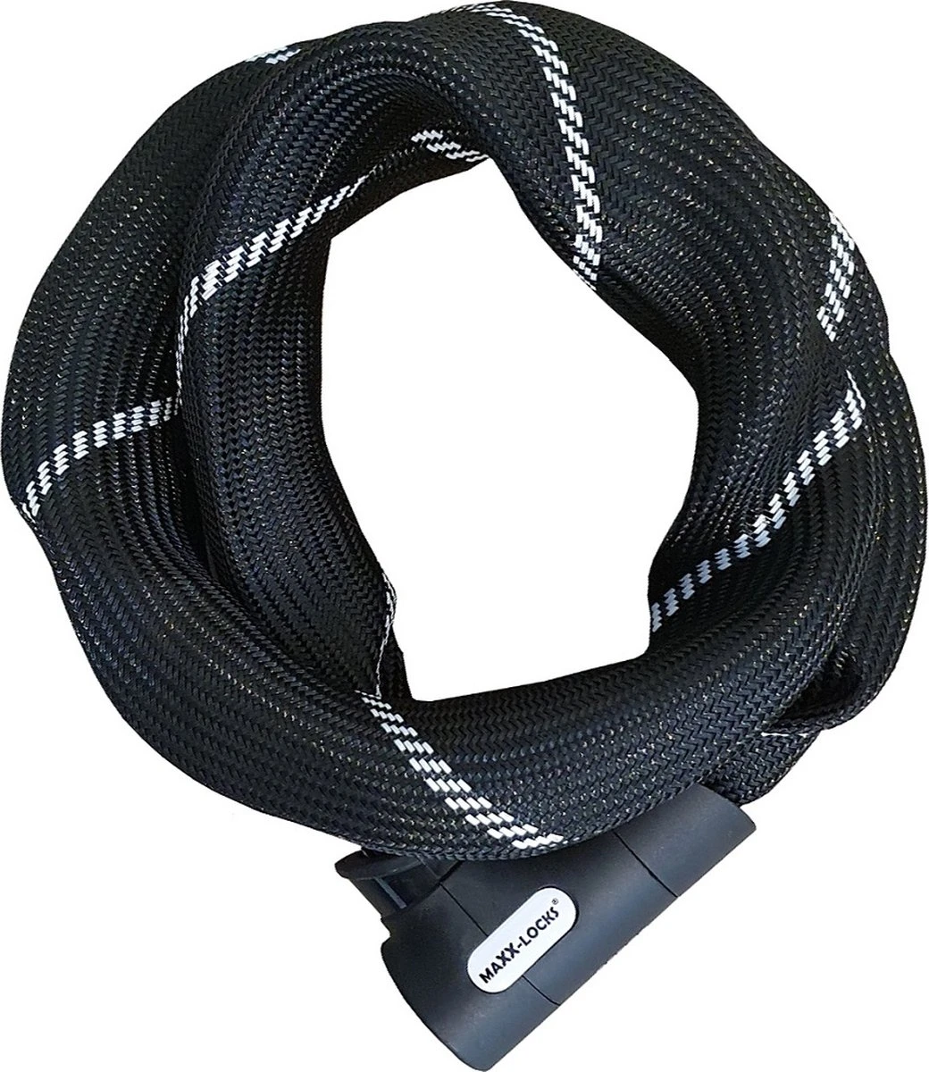 Maxx-Locks Twizel Fietsslot ART 2 | 140 Cm Kettingslot | Gehard Staal | Zwart | Slot E-Bike / Fiets 9 Maxx-Locks Twizel Fietsslot ART 2 | 140 Cm Kettingslot | Gehard Staal | Zwart | Slot E-Bike / Fiets - Afbeelding 7