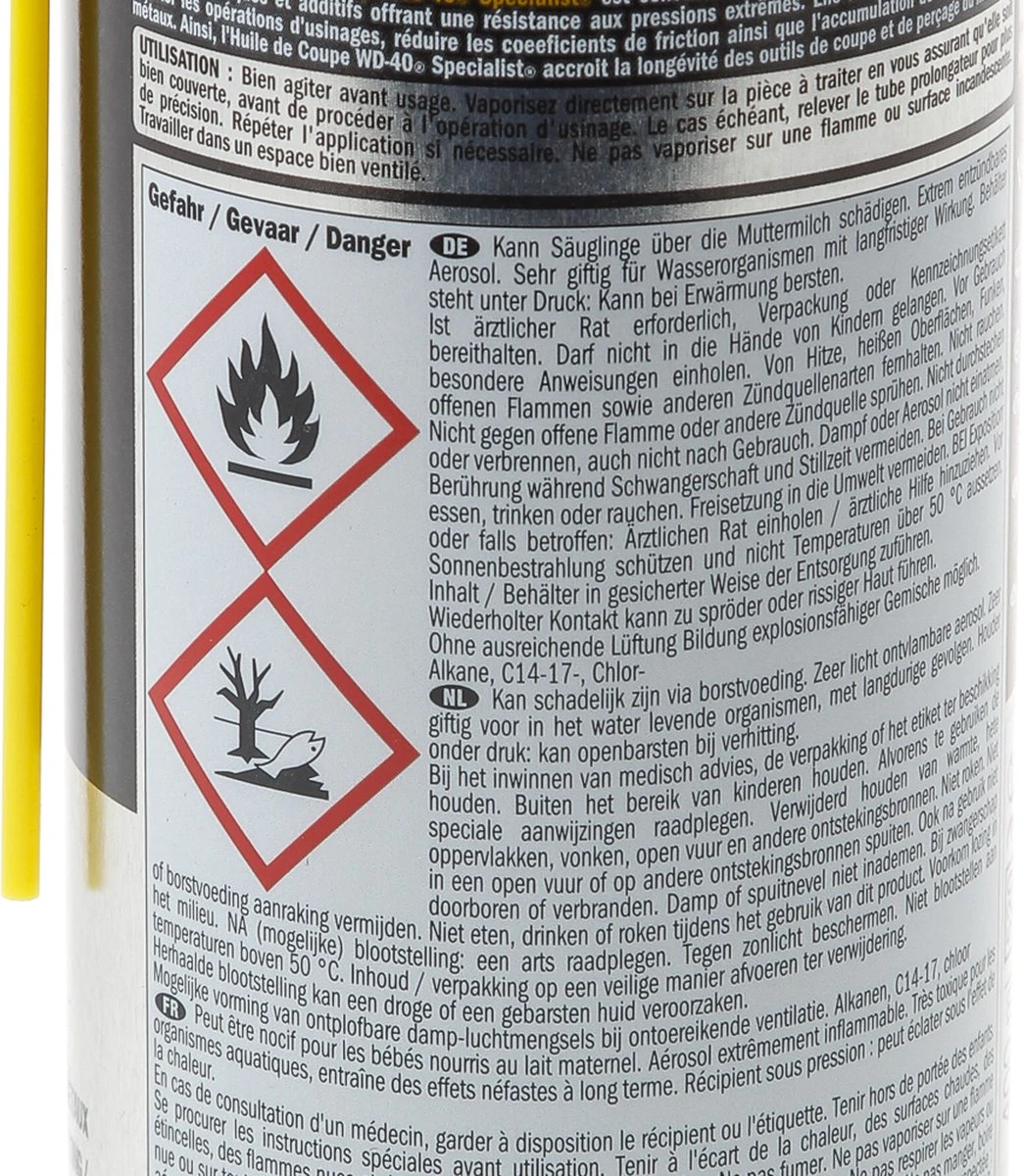 WD-40 Specialist® Boor- & Snijolie - 400ml - Smeerolie - Smeermiddel - Verlengt Levensduur Van Boor- En Snijgereedschap 7 WD-40 Specialist® Boor- & Snijolie - 400ml - Smeerolie - Smeermiddel - Verlengt Levensduur Van Boor- En Snijgereedschap - Afbeelding 5