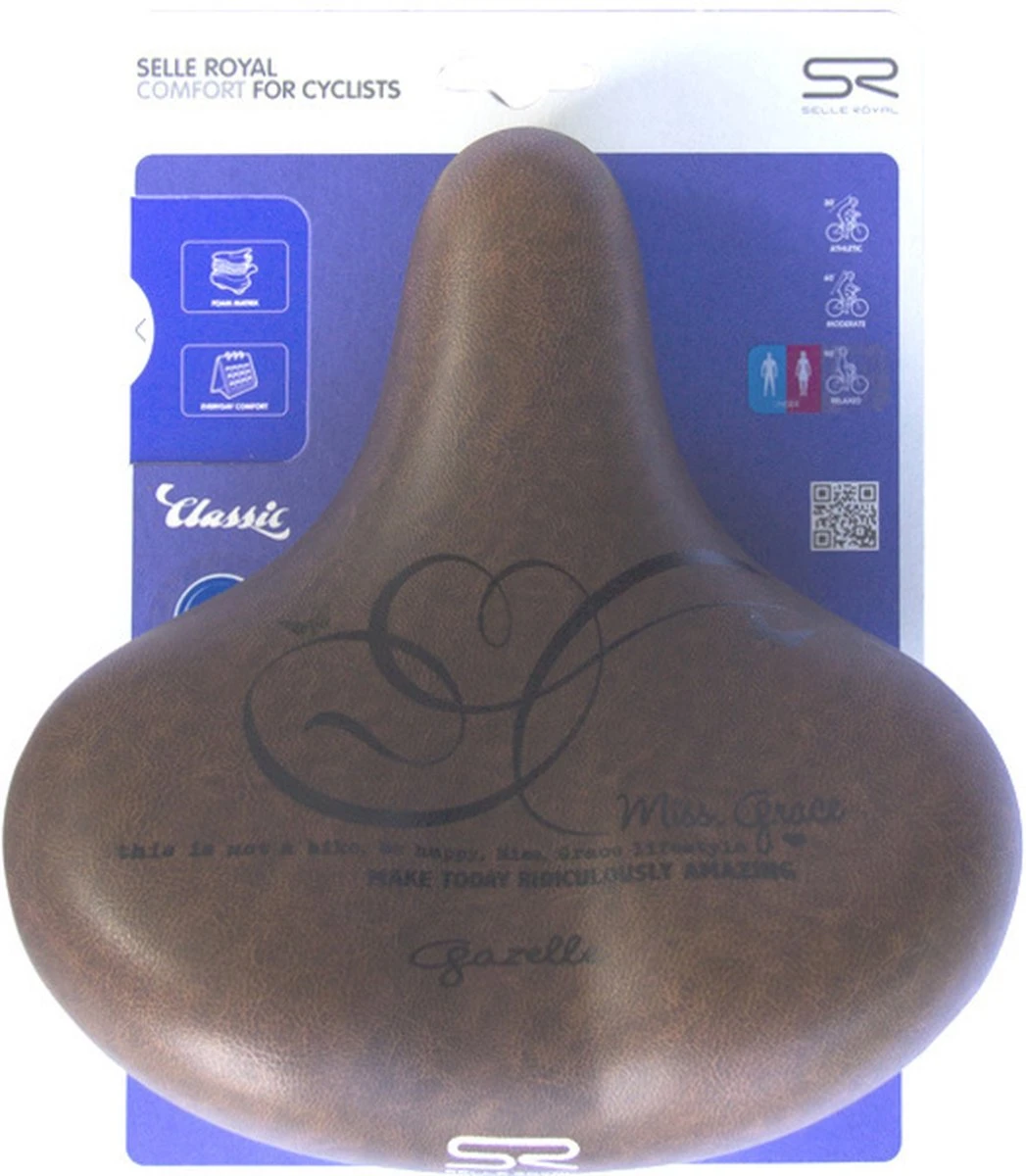 Selle Royal Gipsy Zadel Gazelle Miss Grace Bruin 3 Selle Royal Gipsy Zadel Gazelle Miss Grace Bruin