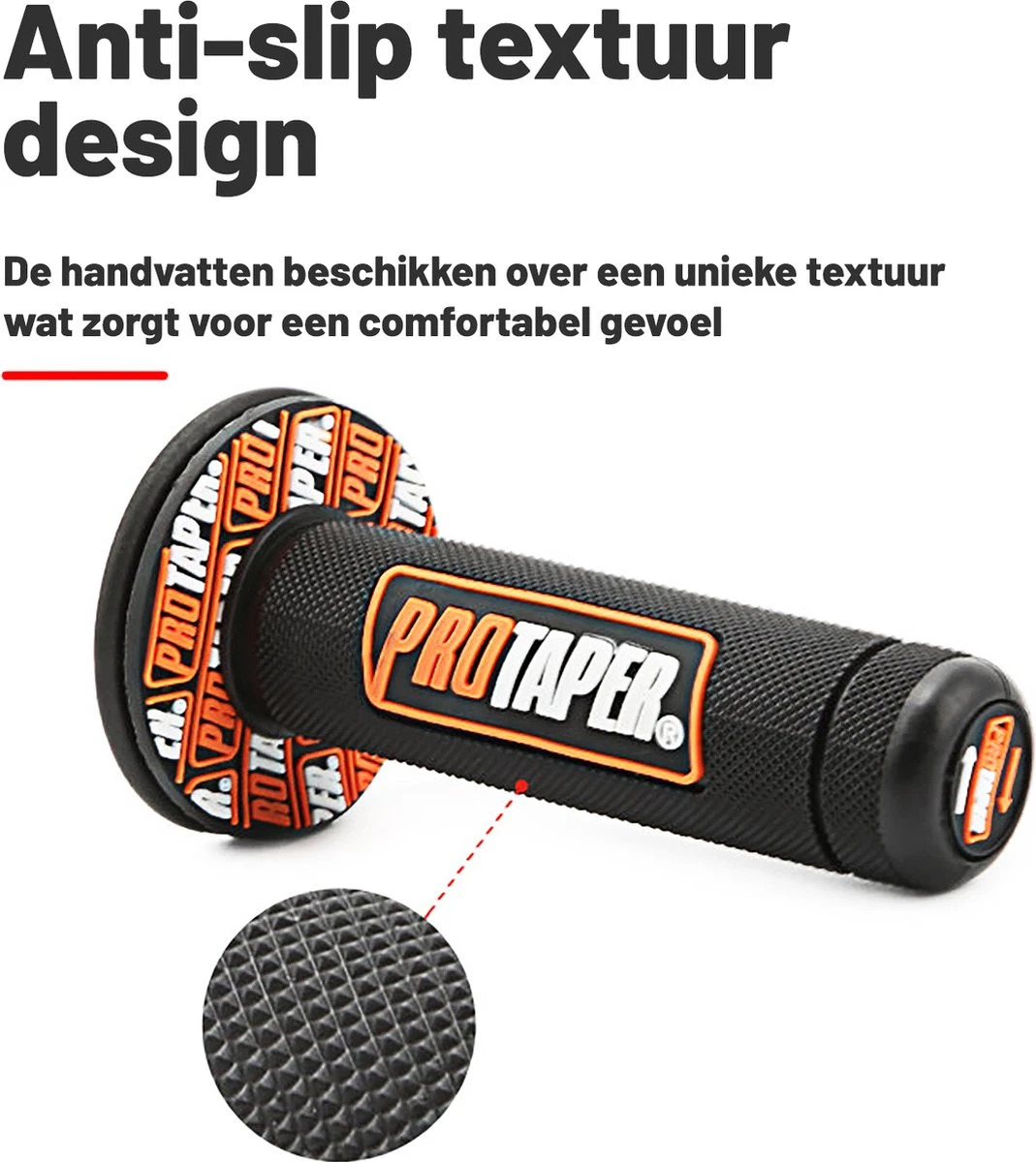 Handvatten ProTaper - Zwart/Rood - Scooter & Motor Accessoires - Universeel - Piaggio & Vespa & Motor Handvaten 7 Handvatten ProTaper - Zwart/Rood - Scooter & Motor Accessoires - Universeel - Piaggio & Vespa & Motor Handvaten - Afbeelding 5