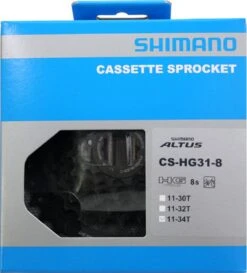 Shimano Casette Altus Cs-hg31 8s 11-34t Zwart -BOl Winkel 1087x1200
