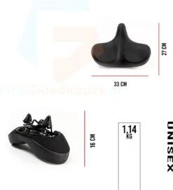 Voltano City XXXL Fietszadel – Unisex Extra Breed Fietszadel – Tegen Zadelpijn – 100% Waterdicht – Incl. Gratis Zadelstrop - Zwart 17 Voltano City XXXL Fietszadel – Unisex Extra Breed Fietszadel – Tegen Zadelpijn – 100% Waterdicht – Incl. Gratis Zadelstrop - Zwart -BOl Winkel 1099x1200 2