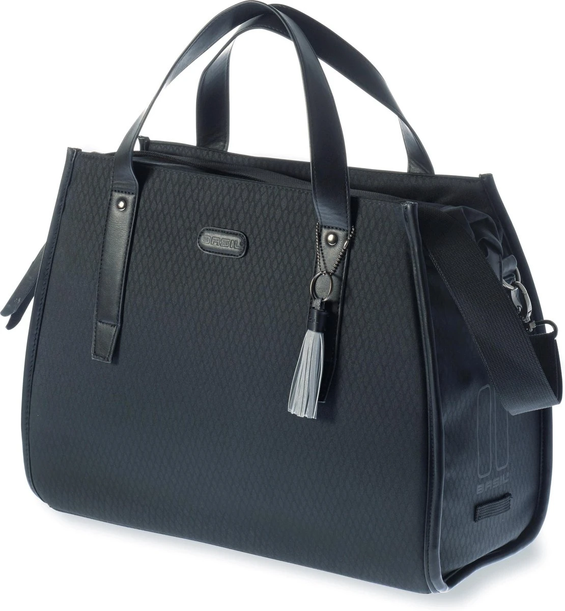 Basil Noir Stuurtas - Enkele Fietstas - Zwart - 17 Liter 3 Basil Noir Stuurtas - Enkele Fietstas - Zwart - 17 Liter