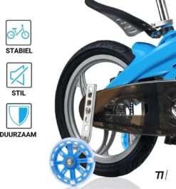 TIKKENS® Zijwieltjes - 12-20 Inch - LED Lichtjes - Zijwieltjes Voor Kinderfiets - Zwart - 12 Inch/14 Inch/16 Inch/18 Inch/20 Inch - Zijwielen - Kinderfietsaccessoires -BOl Winkel 1114x1200 1