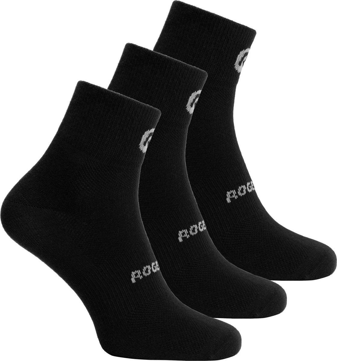 Rogelli Core 3-pack - Fietssokken - Heren - Maat 40-43 - Zwart 3 Rogelli Core 3-pack - Fietssokken - Heren - Maat 40-43 - Zwart
