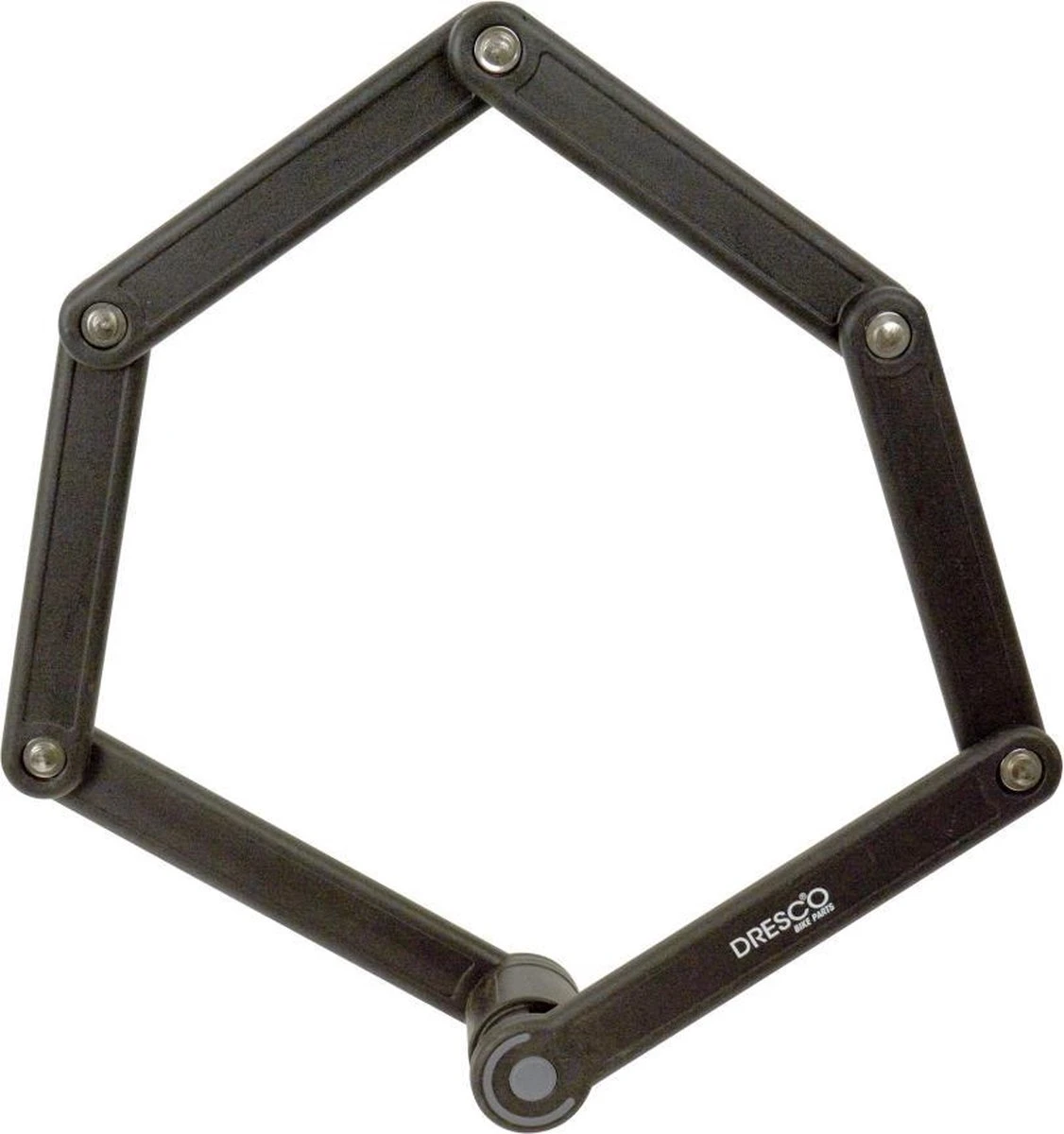 Dresco - Vouwslot - 85x5,5cm - Met Houder - Zwart 7 Dresco - Vouwslot - 85x5,5cm - Met Houder - Zwart - Afbeelding 5