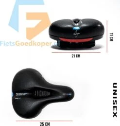 Voltano Fietszadel Met Gelpads - Zwart/Blauw - Uitsparing - Zadelvering - Unisex - Incl. Gratis Zadelstrop 11 Voltano Fietszadel Met Gelpads - Zwart/Blauw - Uitsparing - Zadelvering - Unisex - Incl. Gratis Zadelstrop -BOl Winkel 1143x1200 3