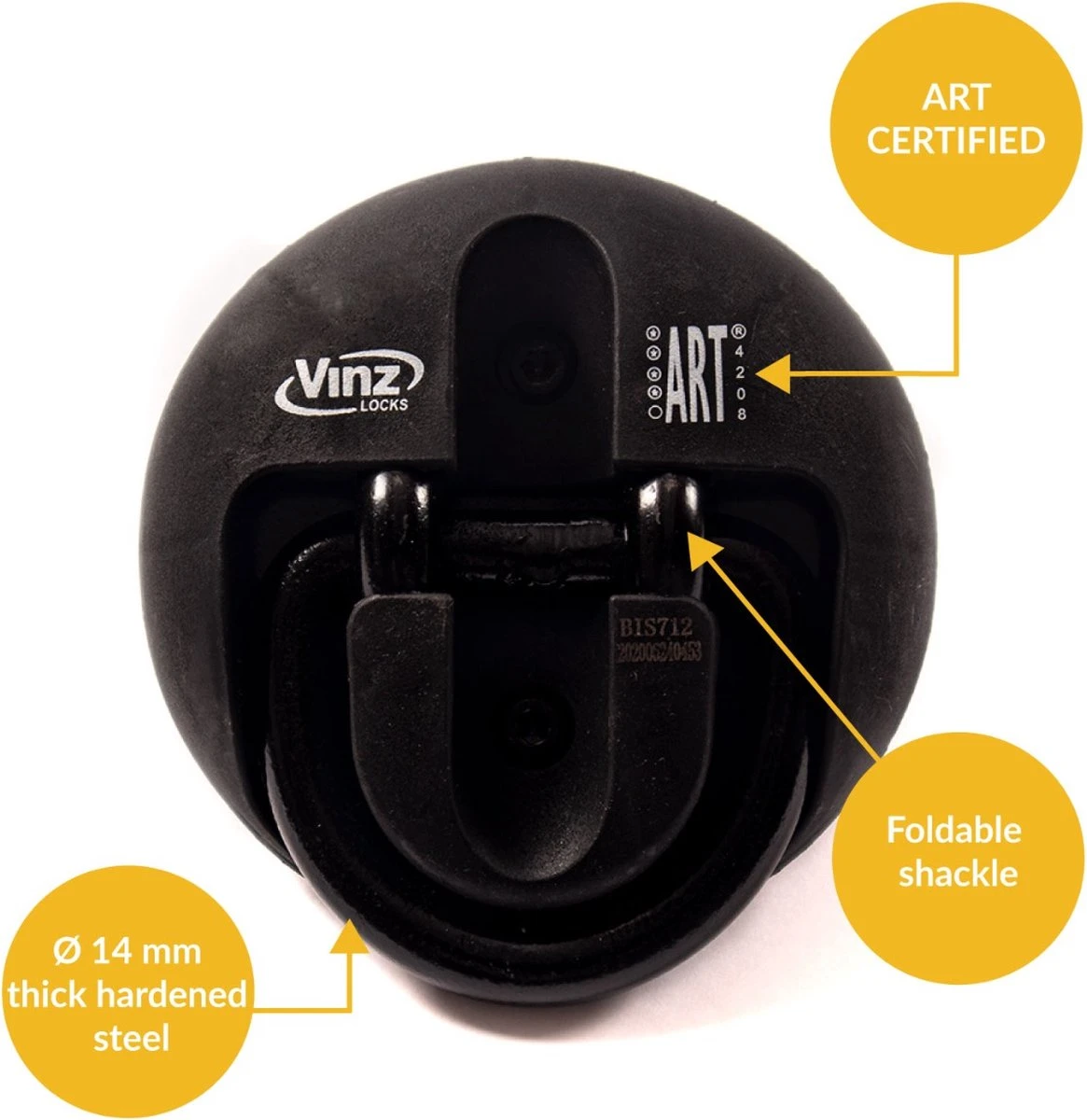 VINZ Everest ART 4 Goedgekeurd Muuranker / Wandanker / Vloeranker / Muurbeugel 4 VINZ Everest ART 4 Goedgekeurd Muuranker / Wandanker / Vloeranker / Muurbeugel - Afbeelding 2