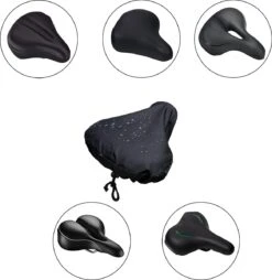 Zadelhoes - 2 Stuks - Zwart - Universeel - Bescherming Van Je Zadel Tegen Weer En Wind -BOl Winkel 1167x1200 1
