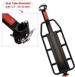 Merkloos Bagagedrager Fiets - Bagagerek Met Zadelpenbevestiging - Aluminium - Zwart - Geschikt Voor Mountainbike & Racefiets 12 Merkloos Bagagedrager Fiets - Bagagerek Met Zadelpenbevestiging - Aluminium - Zwart - Geschikt Voor Mountainbike & Racefiets -BOl Winkel 1170x1200