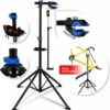 Professional® Sterke Fiets Montagestandaard - Universele- Fietsreparatie Racefiets / MTB- In Hoogte Verstelbaar Tot 30 Kg , Reparatie Standaard, 360° Draaibare - Montage Stang INCLUSIEF STUURHOUDER - Gereedschapsbakje