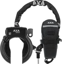 Slotset AXA Defender + Insteekketting 100cm + Tas Op Kaart