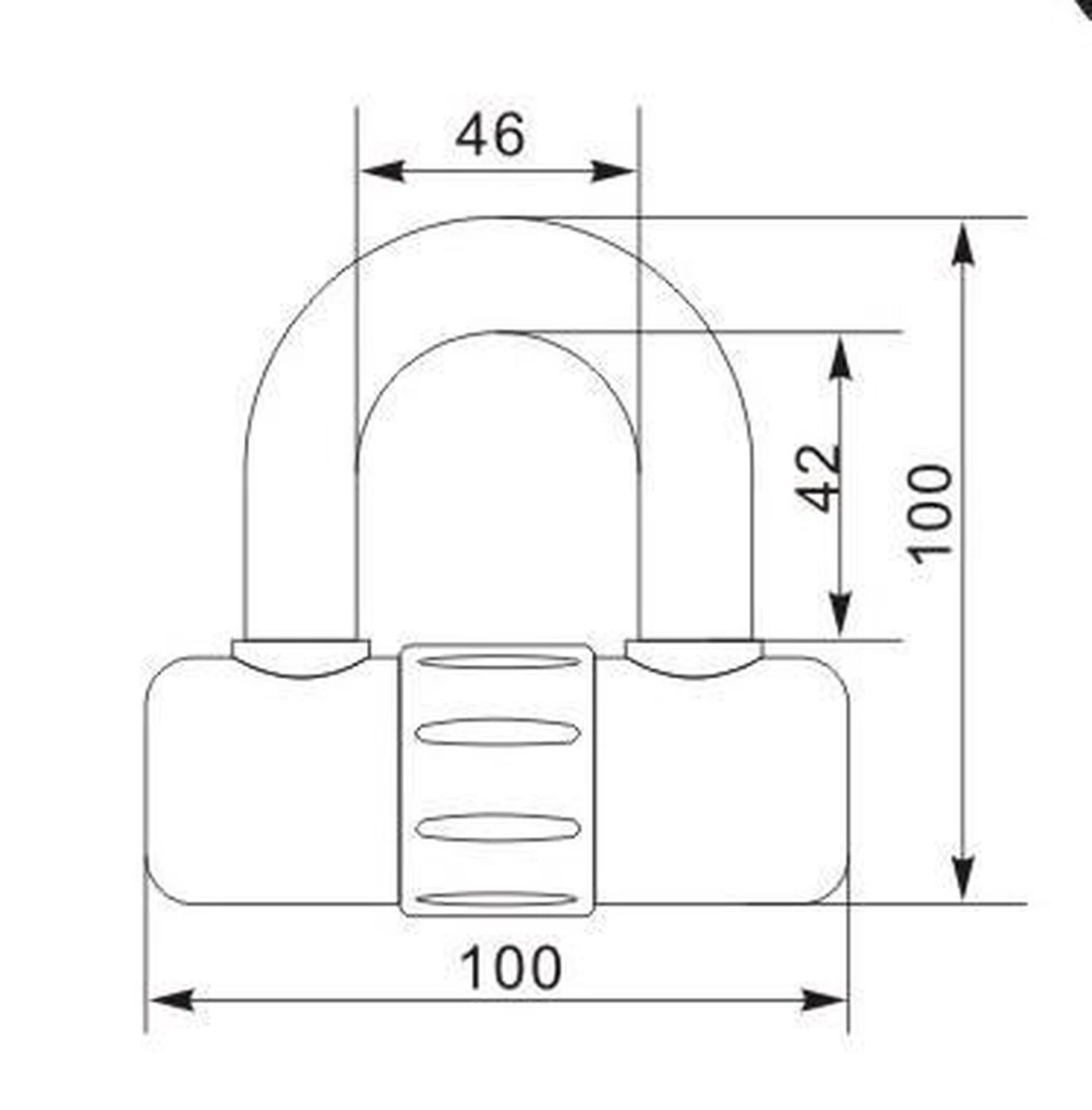 VINZ Kungur ART 3 Kettingslot 100 Cm / Fietsslot / Scooterslot / Motorslot / Schijfremslot 9 VINZ Kungur ART 3 Kettingslot 100 Cm / Fietsslot / Scooterslot / Motorslot / Schijfremslot - Afbeelding 7