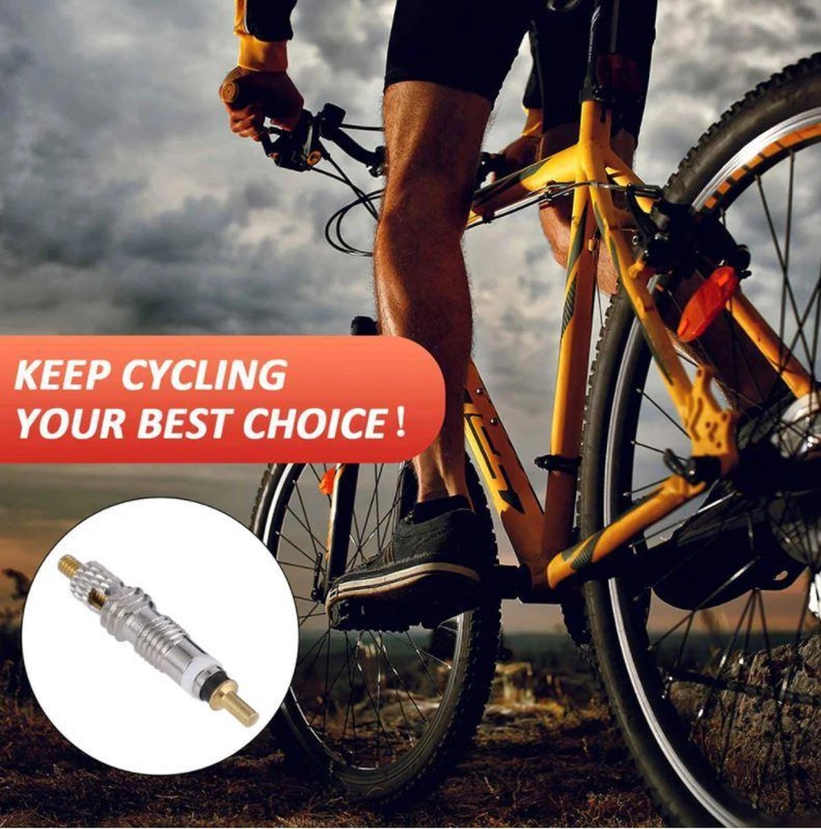 Merkloos Frans Ventiel - Fietsventiel - Banden Pompen - 2 Stuks 4 Merkloos Frans Ventiel - Fietsventiel - Banden Pompen - 2 Stuks - Afbeelding 2