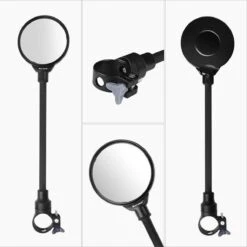 Merkloos 1 Stuk Fiets Achteruitkijkspiegel Groothoek Bolle Spiegel Mountainbike Veiligheid Spiegel Handvat Zachte Pijp 8cm -BOl Winkel 1198x1200 4