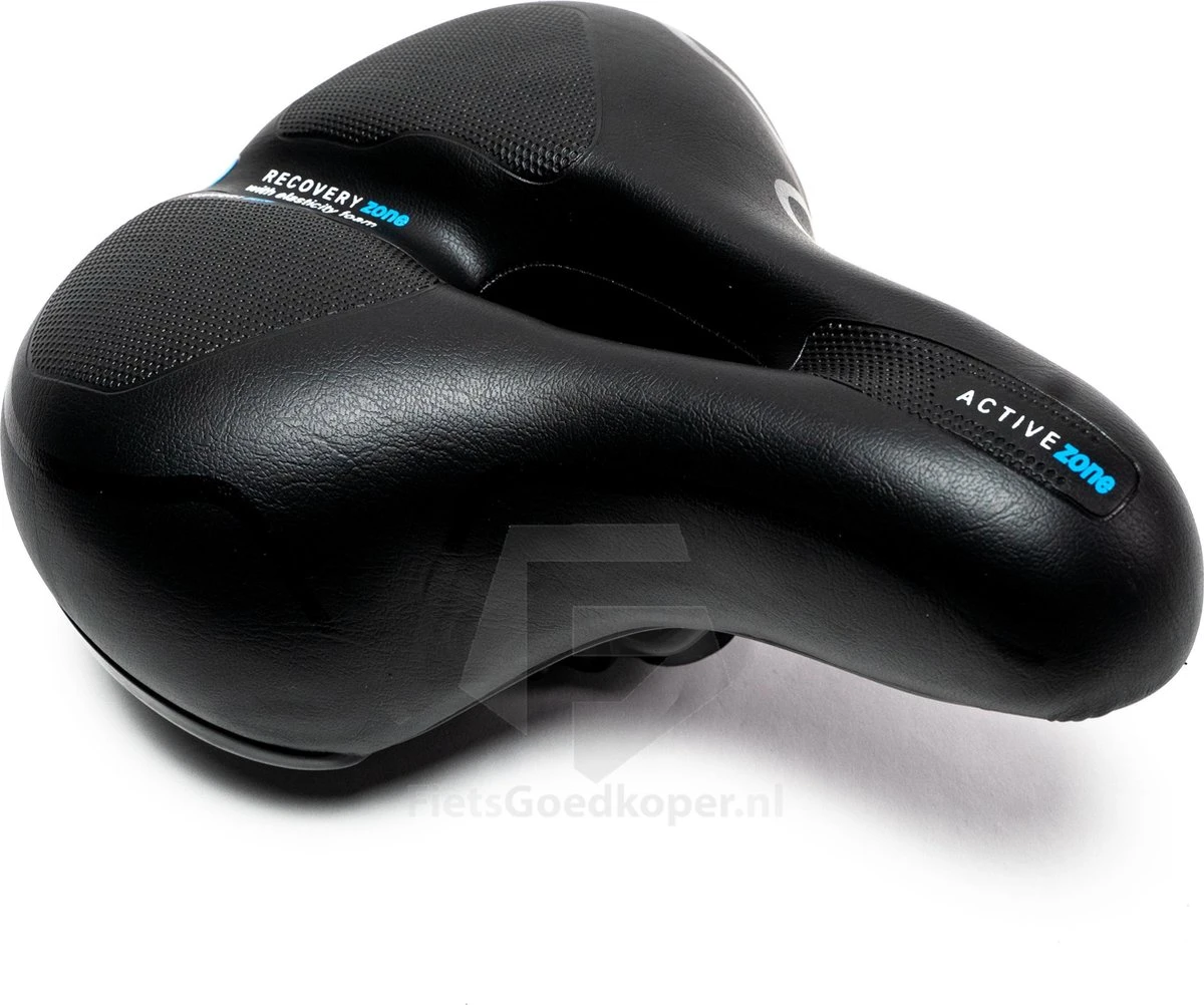 Voltano Fietszadel Met Gelpads - Zwart/Blauw - Uitsparing - Zadelvering - Unisex - Incl. Gratis Zadelstrop 9 Voltano Fietszadel Met Gelpads - Zwart/Blauw - Uitsparing - Zadelvering - Unisex - Incl. Gratis Zadelstrop - Afbeelding 7