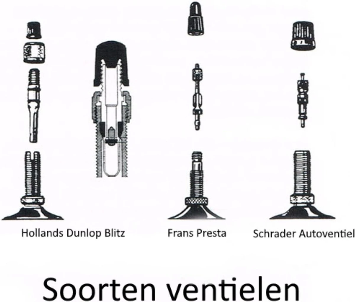 Benson Nederlandse Fietspompslang Benson Holland Rood Jumbo - 60 Cm 4 Benson Nederlandse Fietspompslang Benson Holland Rood Jumbo - 60 Cm - Afbeelding 2