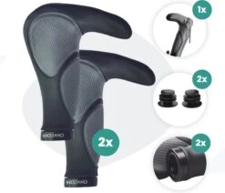 Voltano Ergonomisch Gevormde Fiets Handvatten Met Bar Ends - Handvat Eenvoudig Vastzetten Met Imbus - Incl. Bevestigingsmateriaal - Anti Plak Coating - Fietshandvatten Met Verhoogde Grip -BOl Winkel 1200x1030 1