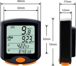 DrPhone FCS2 Fietscomputer - Draadloze Fiets Snelheidsmeter - Kilometerteller - Spatwaterdicht - 4-Lijn Display Met Achtergrondverlichting - Zwart 17 DrPhone FCS2 Fietscomputer - Draadloze Fiets Snelheidsmeter - Kilometerteller - Spatwaterdicht - 4-Lijn Display Met Achtergrondverlichting - Zwart -BOl Winkel 1200x1042