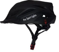 Fietshelm Pro Sport Lights Matt Zwart - Heren/Dames - Medium 55/58cm -BOl Winkel 1200x1066