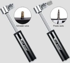 Merkloos Mini Fietspomp - Dunlop Presta Frans Hollands Auto Ventipel - Hoge Druk Handpomp -BOl Winkel 1200x1084