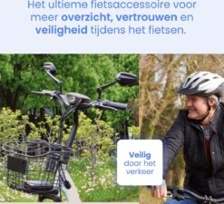 Merkloos Fietsspiegel - Set Van 2 - EBike Fiets Spiegel - Verstelbaar - Achteruitkijkspiegel Fiets - Links En Rechts - Extra Voordelig -BOl Winkel 1200x1091