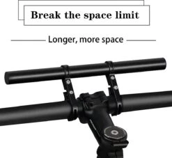 DrPhone EF1 – Verlengstuk Voor Fietsstuur – 20 CM Lang – Uitbreiding Frame – Gemakkelijk Te Installeren - Zwart -BOl Winkel 1200x1103