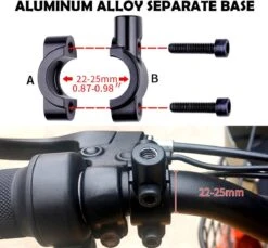 EasyDo Fietsspiegel Ebike Incl Grote Kijkhoek - Achteruitkijkspiegel - Links - 360º Verstelbaar - Multifunctioneel - Incl Inbussleutel -BOl Winkel 1200x1112 3