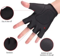 Fitnesshandschoenen - Sporthandschoenen - Zwart/Blauw - Maat M 10 Fitnesshandschoenen - Sporthandschoenen - Zwart/Blauw - Maat M -BOl Winkel 1200x1125 2