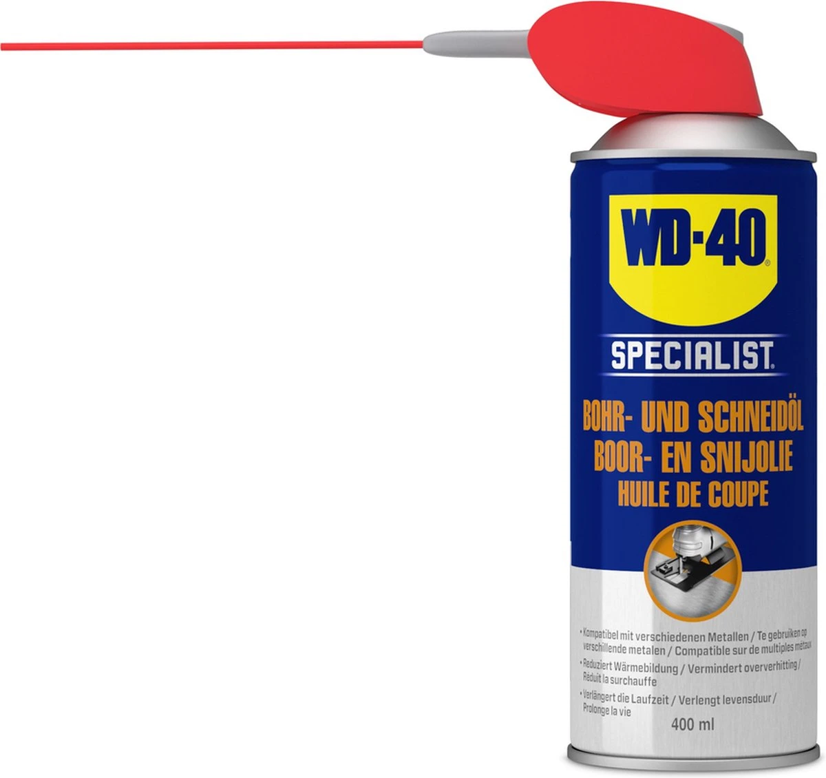 WD-40 Specialist® Boor- & Snijolie - 400ml - Smeerolie - Smeermiddel - Verlengt Levensduur Van Boor- En Snijgereedschap 4 WD-40 Specialist® Boor- & Snijolie - 400ml - Smeerolie - Smeermiddel - Verlengt Levensduur Van Boor- En Snijgereedschap - Afbeelding 2