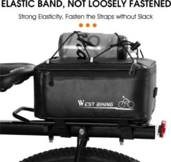 Fietstassen-Bagagedragertas - Fietstas Bagage Trunkbag - Waterdicht - Zwart-4ltr -BOl Winkel 1200x1135 7