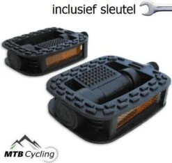 Fiets Pedalen Inclusief Bevestiging Gereedschap - Anti Slip - Trappers Voor Fiets Met Reflector - 14.2mm Schroefdraad - 9/16 Inch -Zwart 19 Fiets Pedalen Inclusief Bevestiging Gereedschap - Anti Slip - Trappers Voor Fiets Met Reflector - 14.2mm Schroefdraad - 9/16 Inch -Zwart -BOl Winkel 1200x1138 2
