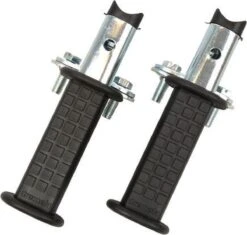 Dresco - Voetsteunen - Universeel - Chroom/Zwart -BOl Winkel 1200x1142 1