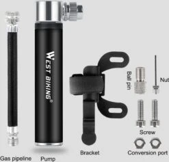 Merkloos Mini Fietspomp - Dunlop Presta Frans Hollands Auto Ventipel - Hoge Druk Handpomp -BOl Winkel 1200x1151