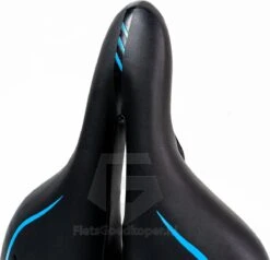 Voltano City / Tour Fietszadel - Comfortabel Gel Zadel - Met Uitsparing - Unisex - Zwart / Blauw - Elastomeren Vering Voor Extra Comfort 13 Voltano City / Tour Fietszadel - Comfortabel Gel Zadel - Met Uitsparing - Unisex - Zwart / Blauw - Elastomeren Vering Voor Extra Comfort -BOl Winkel 1200x1154 4