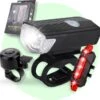 Quled Fietsverlichting USB Oplaadbaar - Oplaadbare USB Led Fietslamp - Voorlicht & Achterlicht - Waterdicht -BOl Winkel 1200x1156 2
