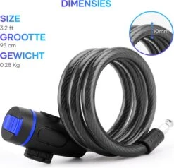 ICruise® - Fietsslot - Kabelslot - Cijferslot - Slot - Voor Fietsen En Elektrische Steps 15 ICruise® - Fietsslot - Kabelslot - Cijferslot - Slot - Voor Fietsen En Elektrische Steps -BOl Winkel 1200x1158 9