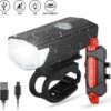Merkloos Fietsverlichting Usb Oplaadbaar - LED - Lampen Set - Voor & Achter - Mountainbike - Racefiets - Fiets