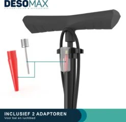 Fietspomp Met Drukmeter Voor Alle Ventielen Dubelle Pompkop - Racefiets Geschikt - Staande Pomp Voor Fiets Met Manometer - Ook Voor Bal En Luchtbed -BOl Winkel 1200x1163 2