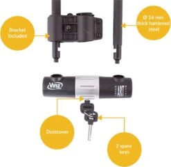 VINZ Ararat Beugelslot / Fietsslot / Motorslot / Scooterslot ART 4 - 32 Cm -BOl Winkel 1200x1166 10