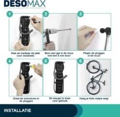 Fiets Ophangsysteem Ophangbeugel En Muurbeugel DesoMax® Muurhaak - Muurbevestiging Voor Met De Wiel Aan De Muur - Wandhouder - Fietshaak 19 Fiets Ophangsysteem Ophangbeugel En Muurbeugel DesoMax® Muurhaak - Muurbevestiging Voor Met De Wiel Aan De Muur - Wandhouder - Fietshaak -BOl Winkel 1200x1166 14