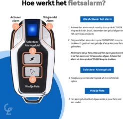Merkloos Fietsalarm Met Afstandsbediening – Waterdicht – Fietsslot – SOS Geluid – Geschikt Voor Fiets & E Bike – Alarmsysteem – Scooter Alarm - Zwart -BOl Winkel 1200x1166 8