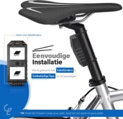 Merkloos Fietsalarm Met Afstandsbediening – Waterdicht – Fietsslot – SOS Geluid – Geschikt Voor Fiets & E Bike – Alarmsysteem – Scooter Alarm - Zwart -BOl Winkel 1200x1166 9