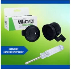 Fietsbel Voor Apple AirTag - AirTag Houder - AirTag Fiets - AirTag Hoesje - Incl. Schroevendraaier Voor Montage - Waterdicht -BOl Winkel 1200x1169 1