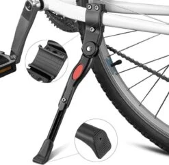 WiseGoods Mountainbike Standaard Universeel - MTB Kickstand - Fietsstandaard - Zijstandaard Fiets - Rubber Voet - 34 Cm - Zwart -BOl Winkel 1200x1169 2