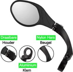 Merkloos Life-X Fietsspiegel – Ebike – 360° Verstelbaar – Links -BOl Winkel 1200x1170 5