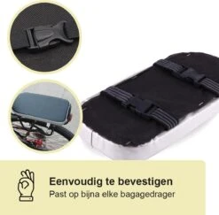 Lynnz® Bagagedrager Kussen - Fietskussen Achter - Bagagedragerkussen - Kussentje - Fiets Kussen -BOl Winkel 1200x1179 4