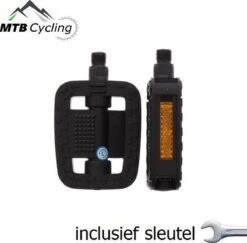 Fiets Pedalen Inclusief Bevestiging Gereedschap - Anti Slip - Trappers Voor Fiets Met Reflector - 14.2mm Schroefdraad - 9/16 Inch -Zwart 13 Fiets Pedalen Inclusief Bevestiging Gereedschap - Anti Slip - Trappers Voor Fiets Met Reflector - 14.2mm Schroefdraad - 9/16 Inch -Zwart -BOl Winkel 1200x1180 3