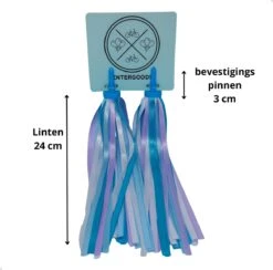 Entergoods® Stuurslingers - Fiets Versiering Kinderen - Stuurversiering Slingers - Handvat Streamers Voor Meisjes - Streamers Voor Jongens - BlauwPaarse Franjes - 2 Stuks - 24 CM - Stuurslingers Voor Kinderfiets -BOl Winkel 1200x1184 16